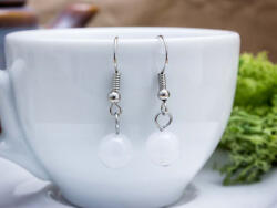 R. M. ékszer Achát lógós fülbevaló 8mm (17596RM)