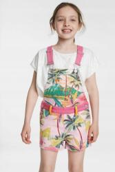 Desigual Rózsaszín Mintás Kertésznadrág (13-14L) (20SGDD06_3012)