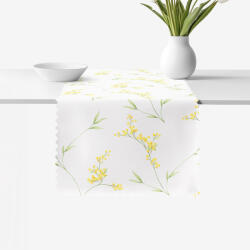 Goldea napron de masă teflonat - flori de mimoză 50x120 cm Fata de masa