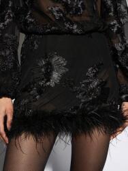  Aiirz Fekete Áttetsző Szoknya (M) (612043)