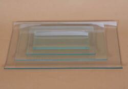  Üvegtál hajlított 18X9 cm-es