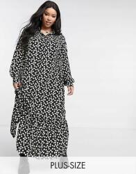 Glamorous Fekete Ruha Pöttyös Maxi (48) (546369)