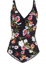 Bonprix virágmintás fürdőruha, többszínű, 80% poliamid, 20% elasztán, méret 36 (977293)