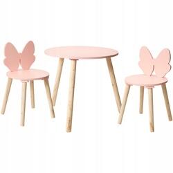 Home Styling Collection Gyerekbútor Szett Mdf Asztal 50X47 5X50CM 2 Szék 30X30X52CM (DD1200150)