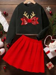 Shein Karácsonyi Szoknya Szett Pulóver (9L) (600827)