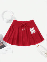 Shein Piros Rövidnadrág Szoknya 2 Az 1-BEN(S) (610375)