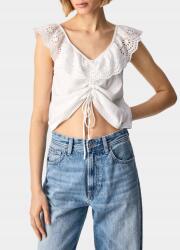 Pepe Jeans Fehér Aszimmetrikus Felső (xs) (589051)