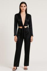 Silvian Heach Fekete Szatén Overál (xs) (376769)