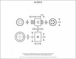 Cardas Conector Cardas M DIN R DIN phono plug (M DIN R)