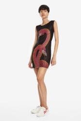 Desigual Fekete Ruha Mini Nyomtatás (M) (585425)
