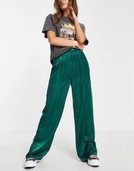 Stradivarius Zöld Egyenes Nadrág (36) (545369)