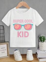 Shein fehér póló nyomott mintával (7L) (612133)