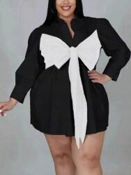 Shein Fekete Ruha Mini Gombokkal (1XL) (584859)