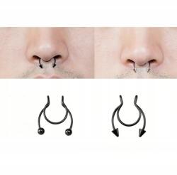 Shein Fekete Orr Piercing 2PACK (611729)