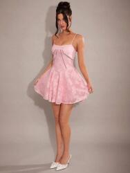 Shein Rózsaszín Mintás Ruha Mini (s) (587516)