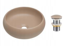 Comad Kerámia mosdó szett Wiki lefolyóval 36 cm cappuccino (CO-135578)