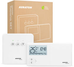 Auraton Vezérlő Szabályozó Szobatermosztát Vezeték Nélküli Rádiós Kazánhoz (AUR00TUC0SE00)