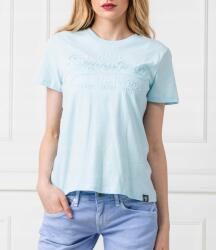Superdry Világoskék Logózott Póló (40) (585926)