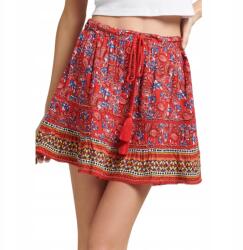 Superdry Piros Mini Mintás Szoknya (36) (533970)