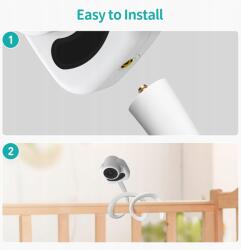 VIZOLINK Elektronikus bébiőr Vizolink fehér (vb28)