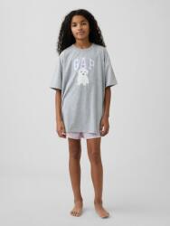 GAP Детска oversize пижамна тениска с лого GAP GAP | Siv | Момичешки | 6