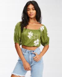 Billabong Zöld Virágmintás Felső (L) (574308)