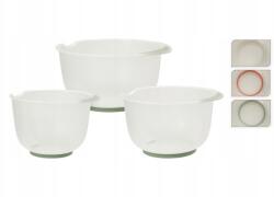 Excellent Houseware 3 darabos habverő készlet (1, 5 l, 2 l, 2, 5 l) Ph csúszásgátlóval, TRA/keverős színek (8720573601047)