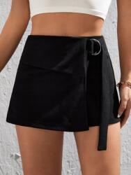 Shein Fekete Rövidnadrág Szoknya 2 Az 1-BEN(XS) (610234)