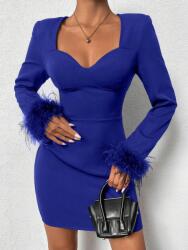 Shein IC91306 Shein Ruha Elegáns Hosszú Ujjú Tolltartóval (3) S