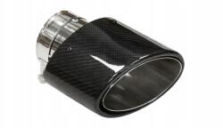 MTuning Hangtompító vég 90x150mm bemenet 76mm Carbon Gloss