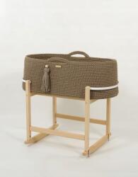 My Sweet Baby Mózeskosár Boho Handmade bölcsővel mocca (5902366030743)