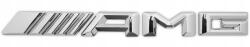 Mercedes-Benz Öntapadós bélyegző Mercedes Amg 18, 5x2, 5 cm Ezüst