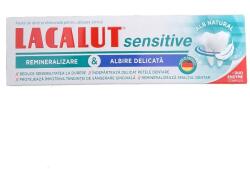 Lacalut sensitive pasta de dinti 75ml remineralizare-albire delicata