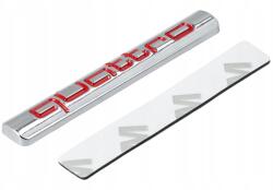 Audi Öntapadós bélyegző Audi Quattro 6, 7 cm Piros