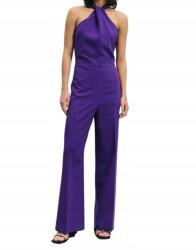 Reserved LC51111 Elegáns Lila Overál Halter Nyakkivágással (3) M