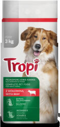 Tropi 3kg Marhahús Száraz Kutyatáp Kutyaeledel kutyáknak