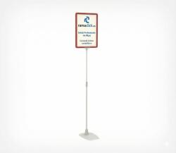 Stand Aluminiu Telescopic Reglabil 600-900 mm Gri - Sistem Profesional de Afisare (SATR600)