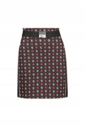 Liu Jo Fekete Csíkos Mintás Szoknya (L) (551800)