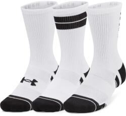 Under Armour Perf Tech Nov 3pk Crew XL | Unisex | Șosete | Alb | 1379515-101