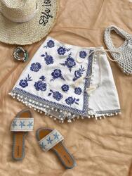 Shein Fehér Rövidnadrág Szoknya 2 Az 1-BEN(L) (611840)