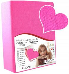 Tuppi Lepedő 140x70 Gumis kiságyhoz Jersey 100% Pamut Vastag (TP5-PRBG.J-14X7-ROZO)
