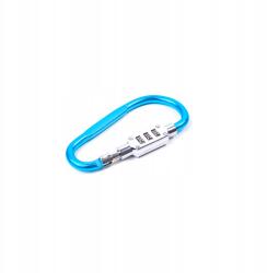 Aga Karabina kódzárral 9x4, 8 cm Kék (DS4552-BLU)