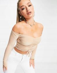 Public Desire Bézs Fodros Felső (44) (544117)