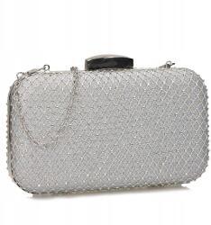 Fashion Elegáns borítéktáska Vivi Paris 1103 ezüst (1103)