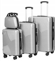 Gockowiak Gurulós Utazó Bőrönd Szett Nagy Közepes Kabin Abs 4in1 (57712-9327)