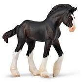 CollectA COLECTA Clydesdale colt - Negru (M1188982) Figurina
