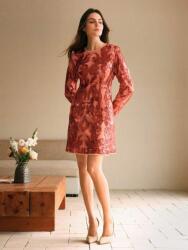 Shein Piros Díszített Cipzáras Ruha (L) (577266)