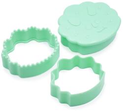 Melii Cutter pentru sandvișuri 3 în 1, 2 buc - buldog/dinozaur (24060) Set pentru masa bebelusi