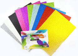 SMT Creatoys Placă de spumă SMT A4 amestec sclipici (10 buc) (EVA-1012)