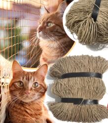 GordonToys Macska- és madárvédelmi háló balkonra és ablakra, 3 x 8 m, 5 x 5 cm-es nylon szemekkel (G867)